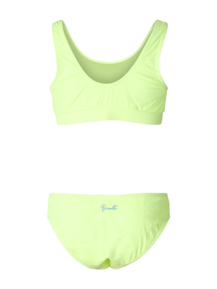 Brunotti Bikinis Kids LiaRib Girls Bikini Yellow