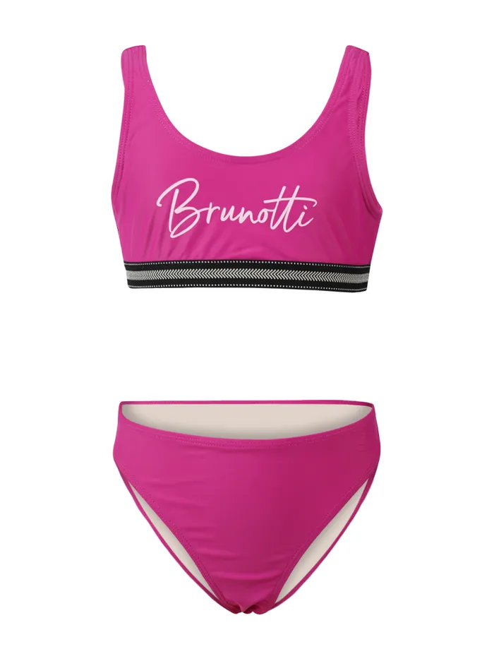 Brunotti Bikinis Kids Mya Girls Sports Bikini Set Magenta
