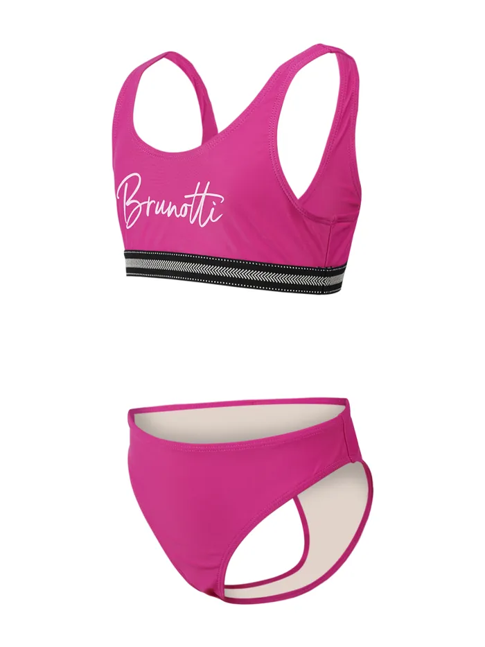 Brunotti Bikinis Kids Mya Girls Sports Bikini Set Magenta