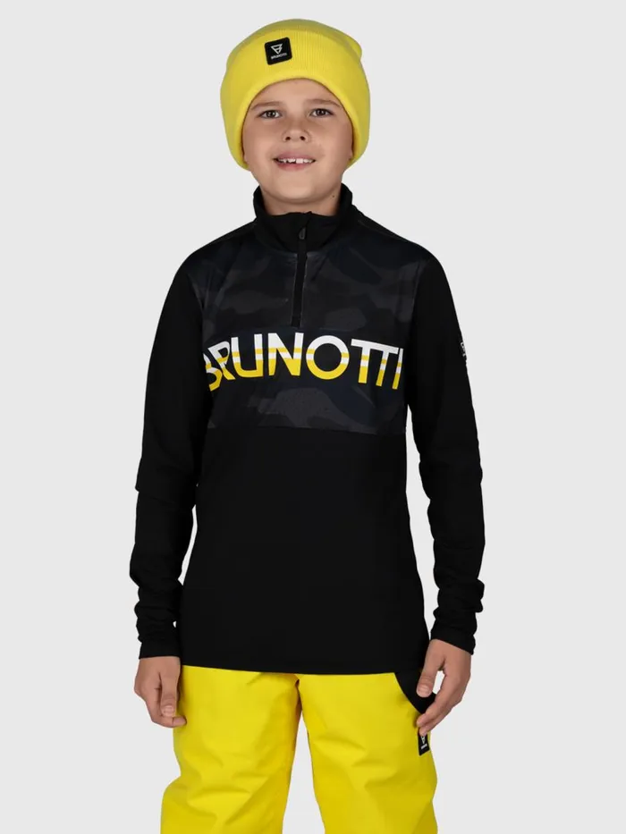 Brunotti Fleeces Kids Franky Boys Fleece Camouflage Grey