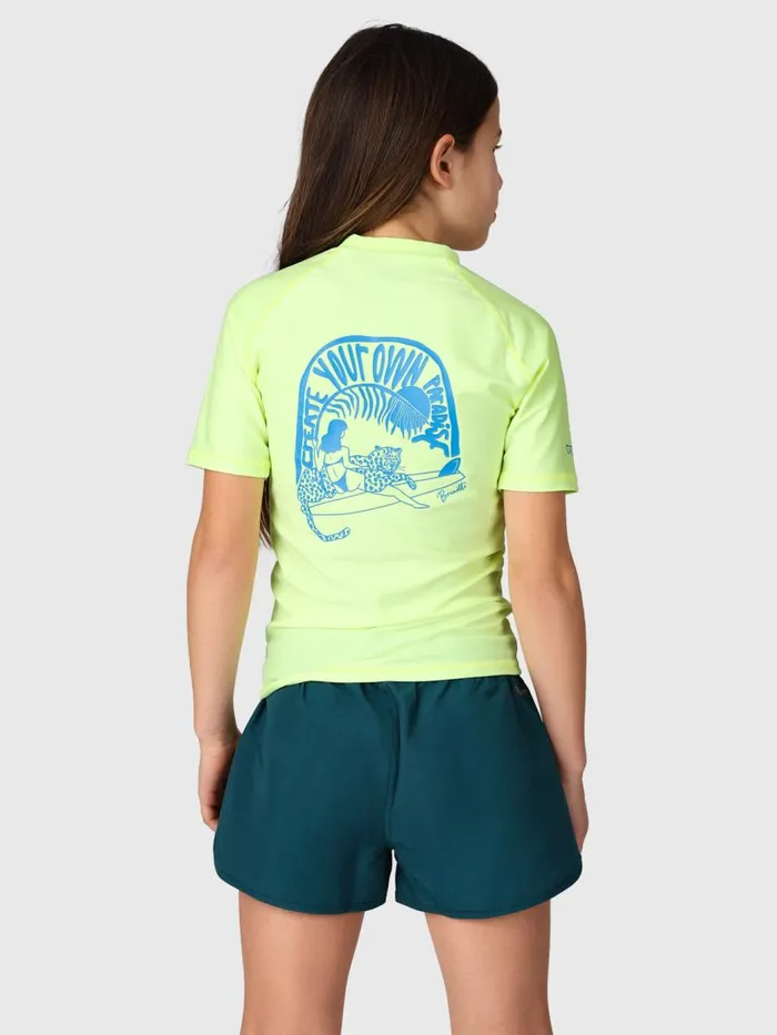 Brunotti Rashguards Girls KidsWater Sports Lineas Girls Rashguard Yellow