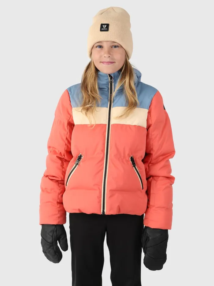 Brunotti Snow Jackets Kids Niagony Girls Puffer Snow Jacket Red