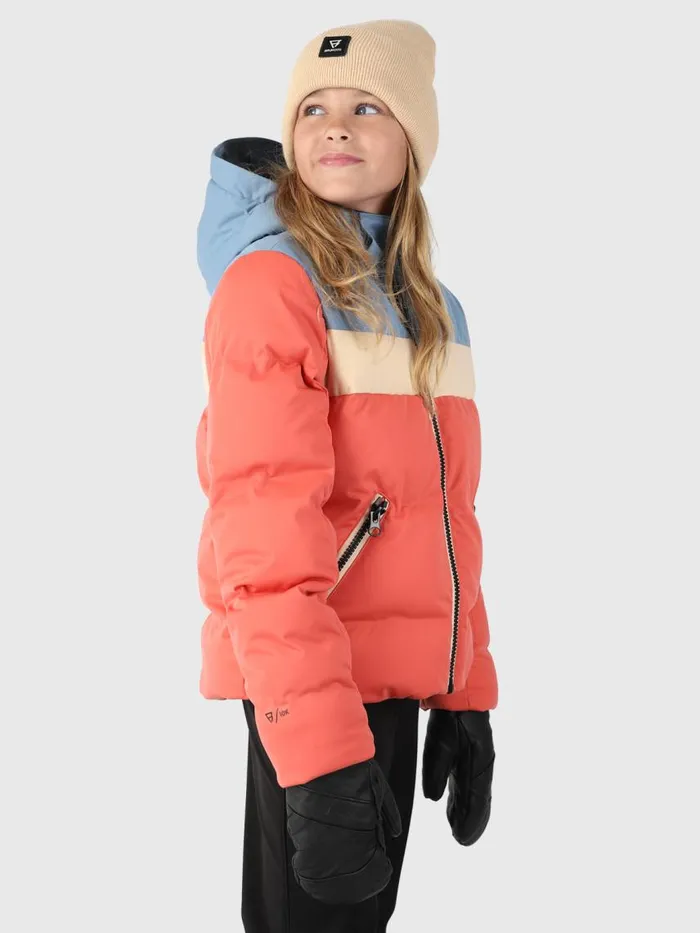 Brunotti Snow Jackets Kids Niagony Girls Puffer Snow Jacket Red