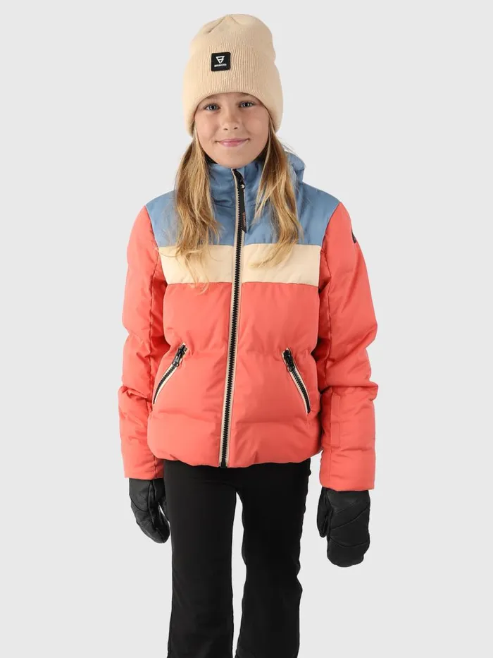 Brunotti Snow Jackets Kids Niagony Girls Puffer Snow Jacket Red