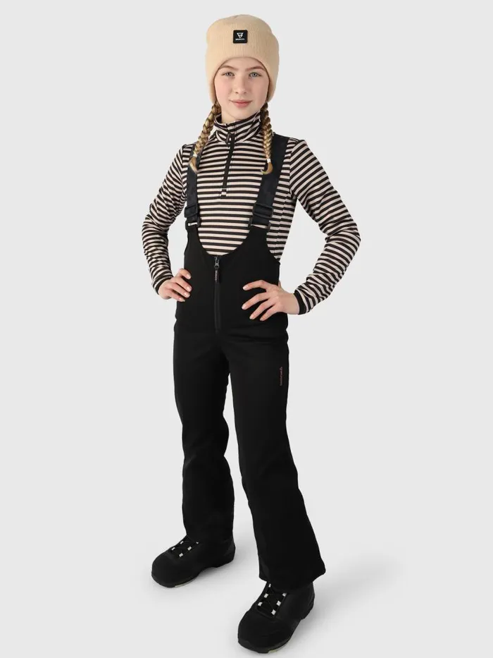 Brunotti Snow Pants Kids Avalanchy Girls Ski Bib Pants Black