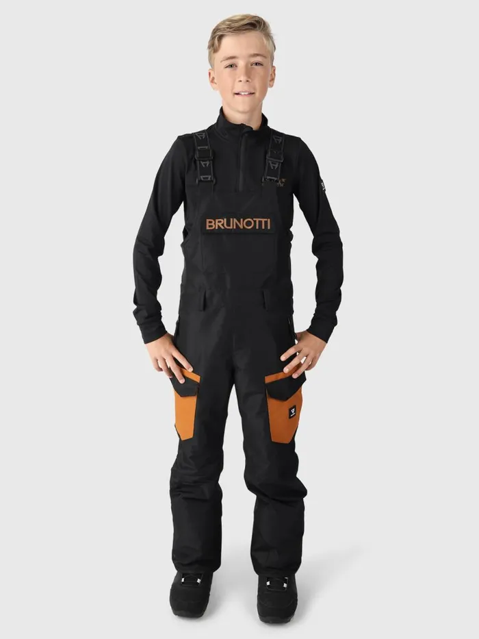 Brunotti Snow Pants Kids Olly Boys Bib Snow Pants Black
