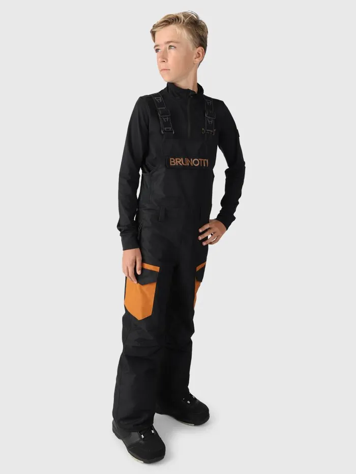 Brunotti Snow Pants Kids Olly Boys Bib Snow Pants Black
