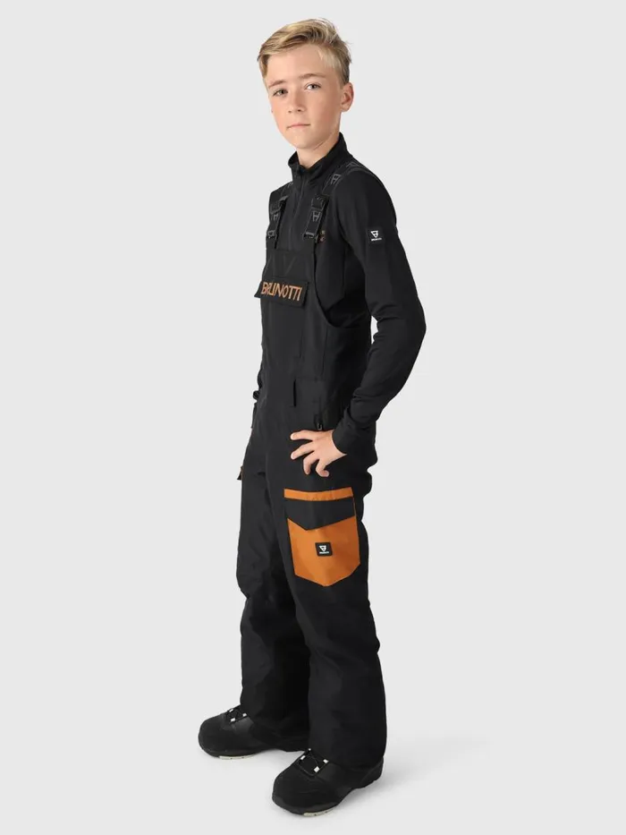 Brunotti Snow Pants Kids Olly Boys Bib Snow Pants Black