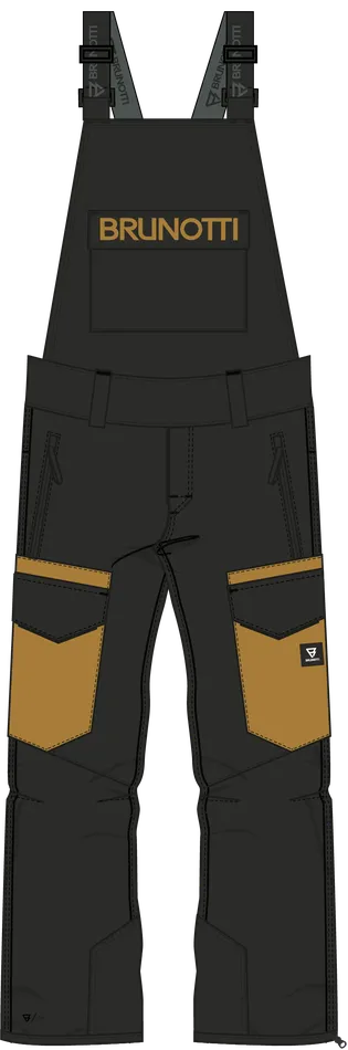 Brunotti Snow Pants Kids Olly Boys Bib Snow Pants Black