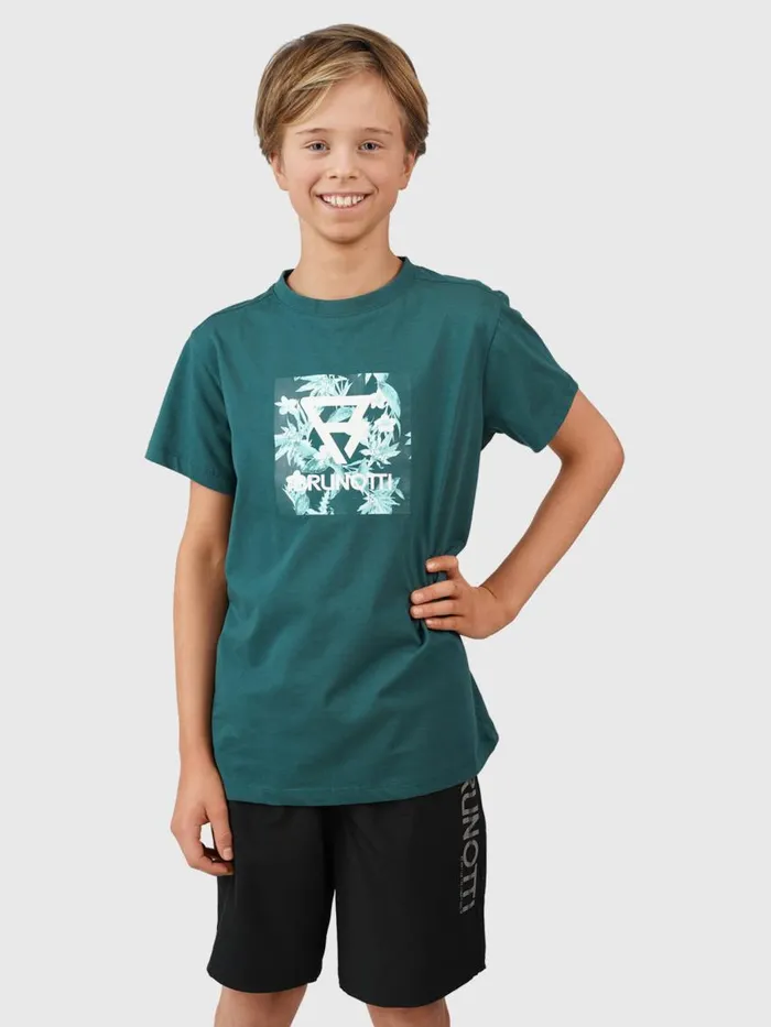 Brunotti TShirts Kids JahnyLogosquare Boys Tshirt Green