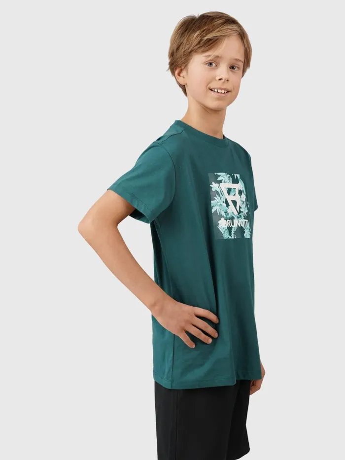 Brunotti TShirts Kids JahnyLogosquare Boys Tshirt Green