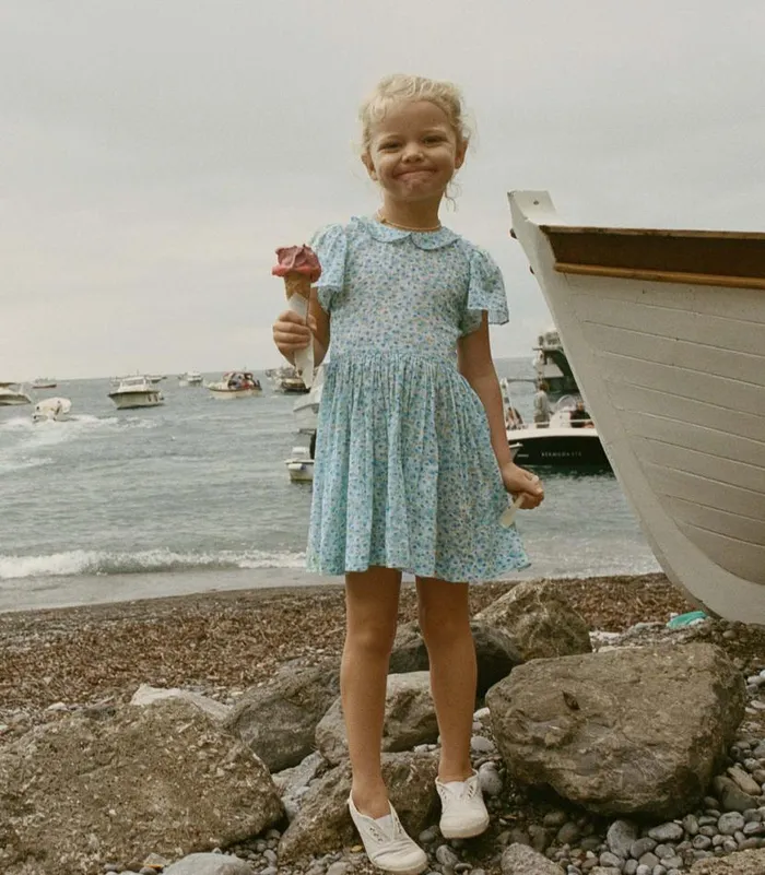 DUA DRESS Bleu Daisy Fields Shop DEN Kids