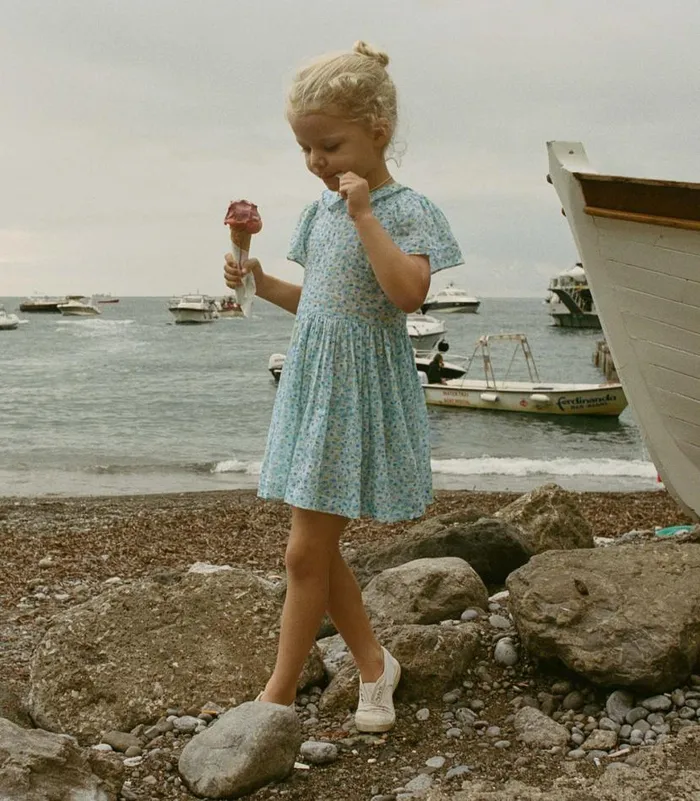 DUA DRESS Bleu Daisy Fields Shop DEN Kids