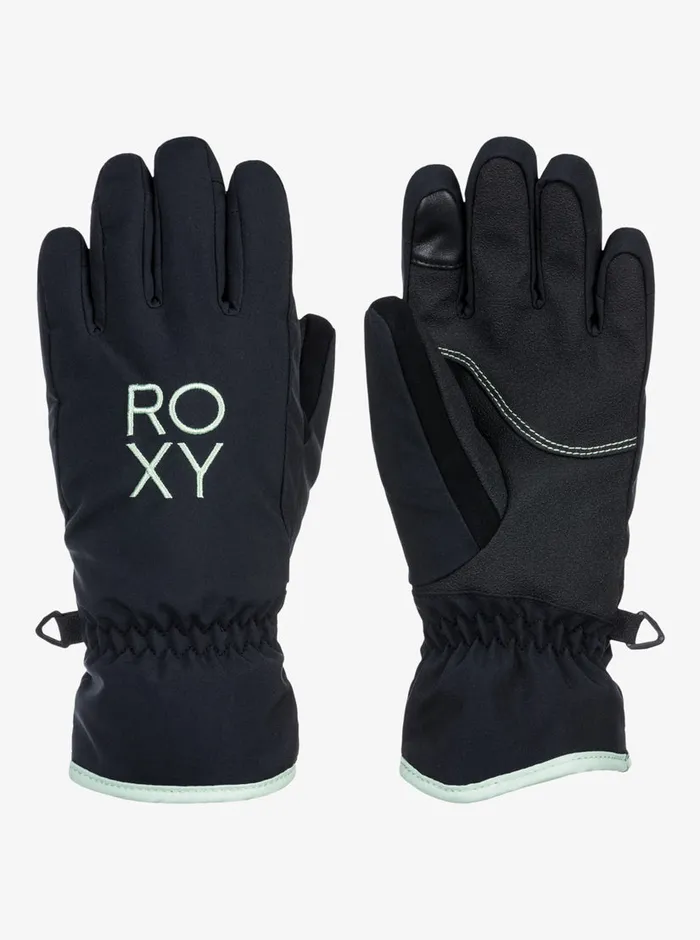Roxy Snow 416 Freshfield Technical SnowboardSki Gloves True Black 8211 Girls