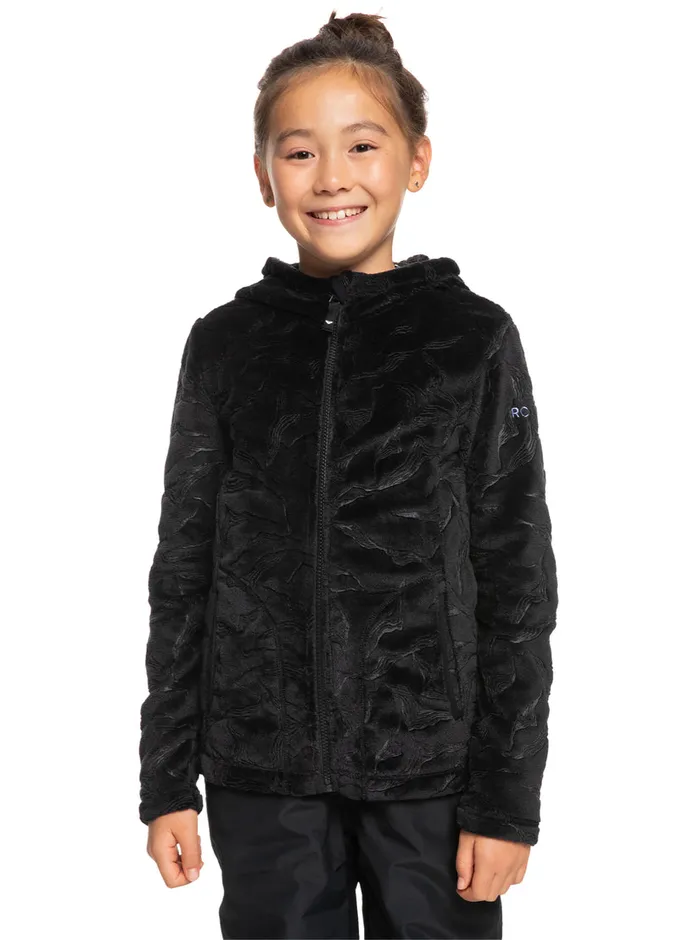 Roxy Snow 416 Igloo Technical Hooded Fleece True Black 8211 Girls