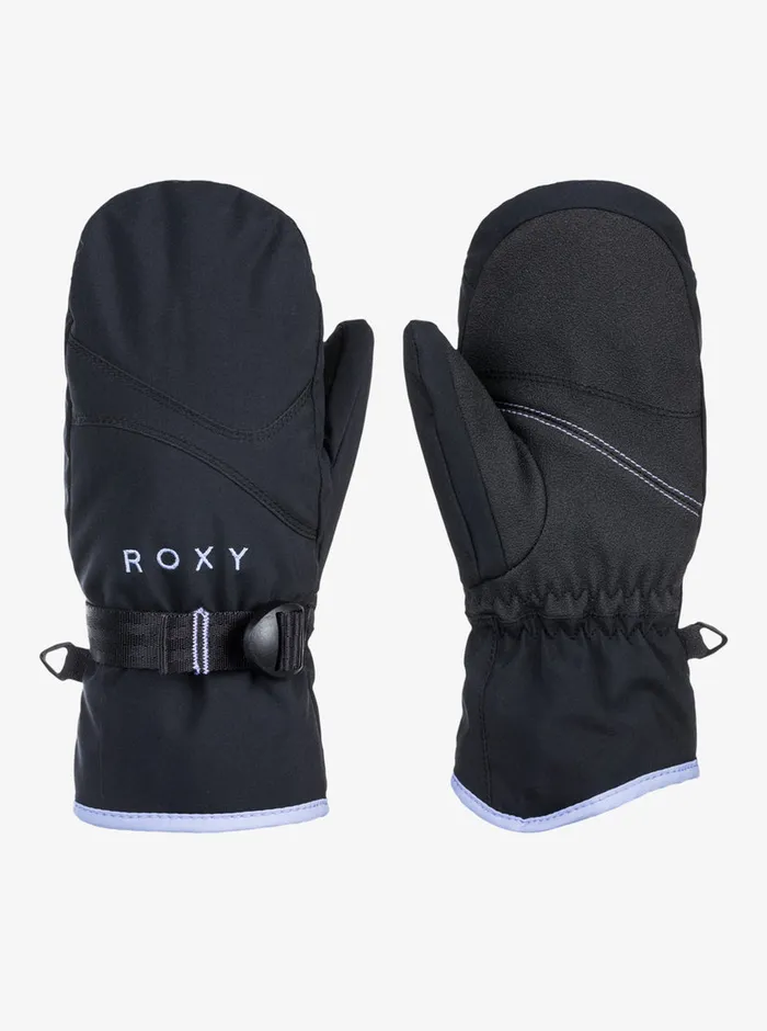 Roxy Snow 416 Jetty Technical SnowboardSki Mittens True Black 8211 Girls