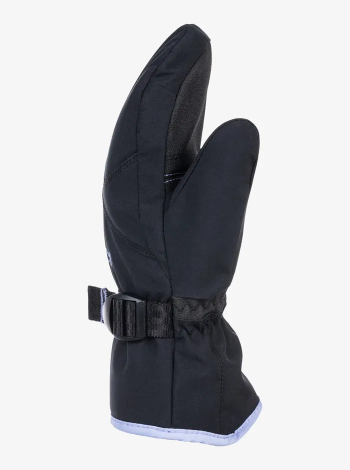 Roxy Snow 416 Jetty Technical SnowboardSki Mittens True Black 8211 Girls