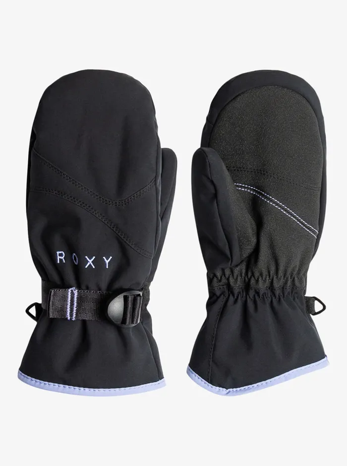 Roxy Snow 416 Jetty Technical SnowboardSki Mittens True Black 8211 Girls
