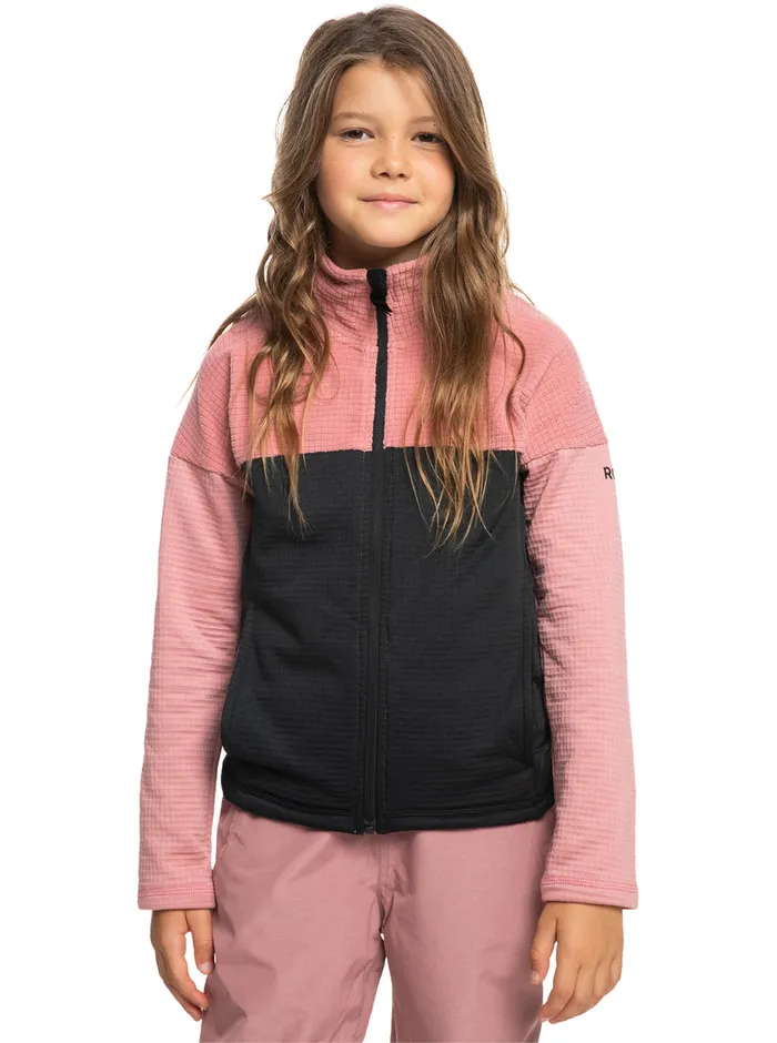 Roxy Snow 416 Sidley Technical ZipUp Fleece Dusty Rose 8211 Girls