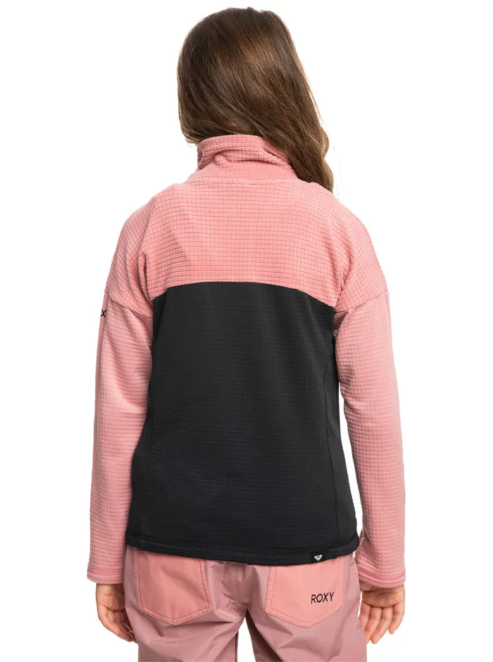 Roxy Snow 416 Sidley Technical ZipUp Fleece Dusty Rose 8211 Girls