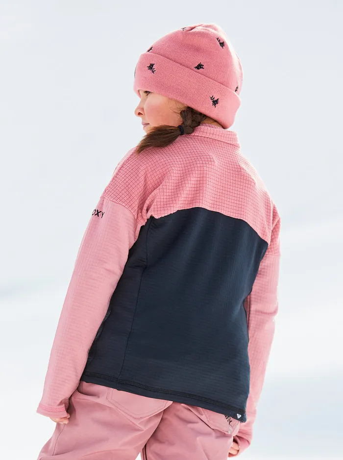 Roxy Snow 416 Sidley Technical ZipUp Fleece Dusty Rose 8211 Girls
