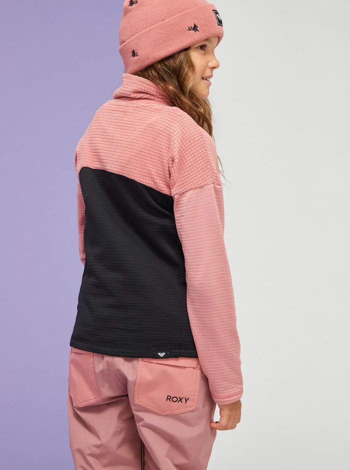 Roxy Snow 416 Sidley Technical ZipUp Fleece Dusty Rose 8211 Girls