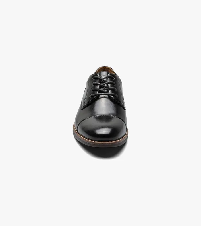 Florsheim Boys Cap Toe Oxford Black Kids Kids Dress