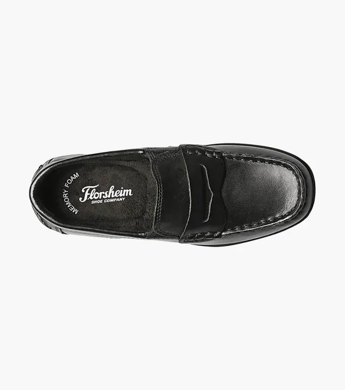 Florsheim Boys Moc Toe Penny Driver Black Kids Kids Casual