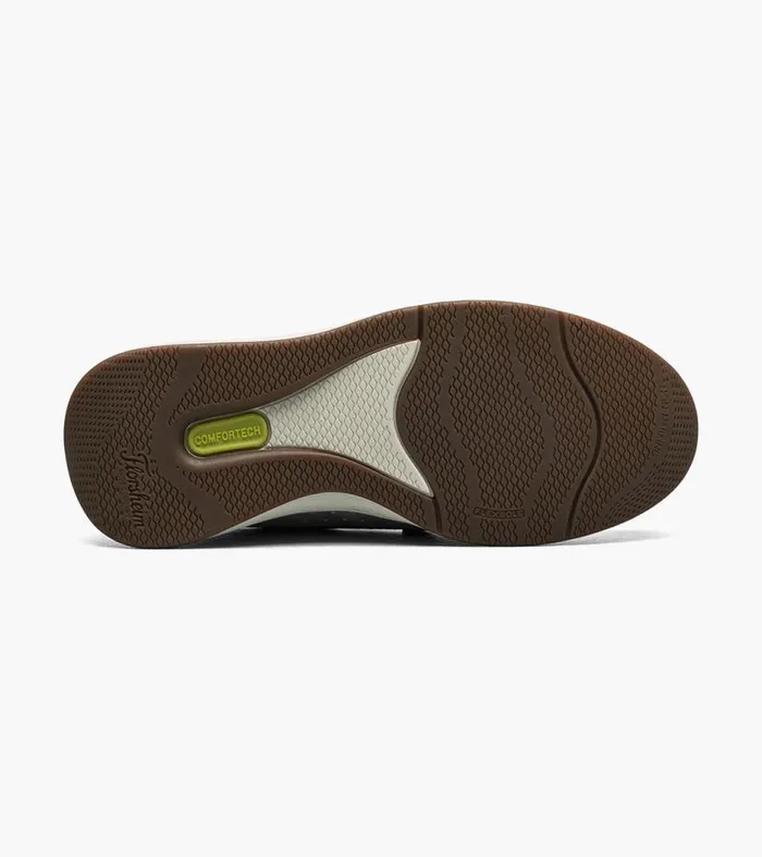 Florsheim Boys Moc Toe Slip On Sneaker Navy Nubuck Kids Kids Casual