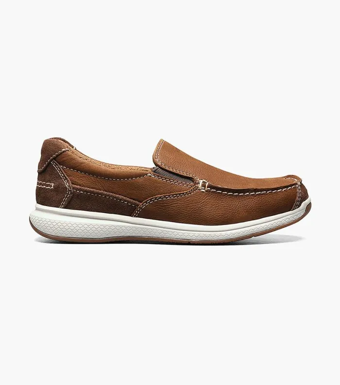 Florsheim Boys Moc Toe Slip On Stone Kids Kids Casual