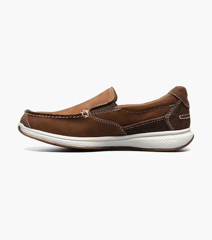 Florsheim Boys Moc Toe Slip On Stone Kids Kids Casual