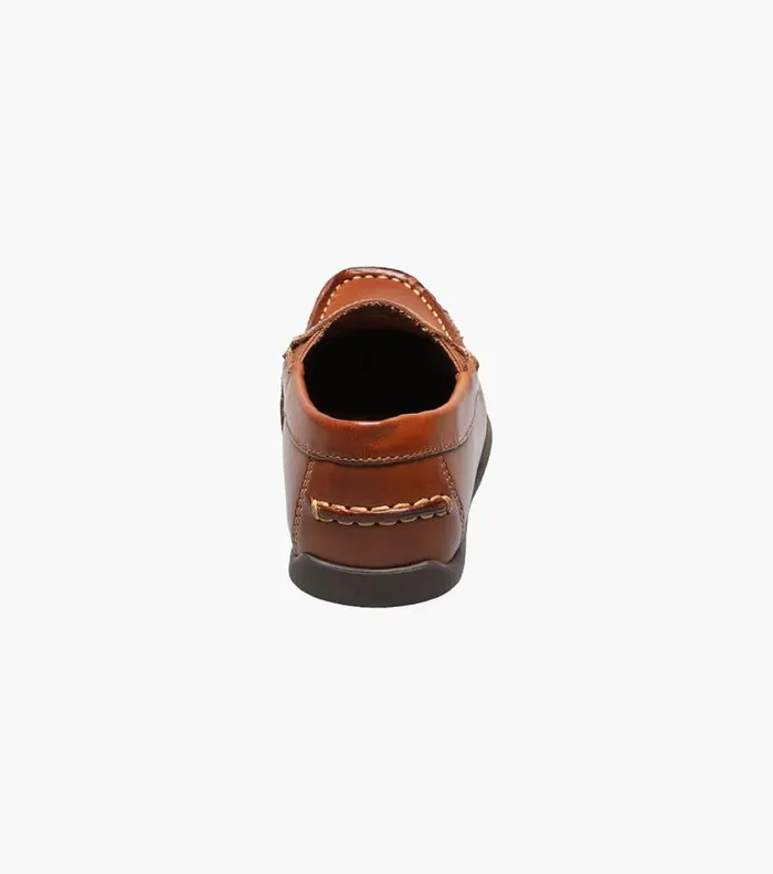 Florsheim Boys Moc Toe Venetian Loafer Saddle Tan Kids Kids Casual