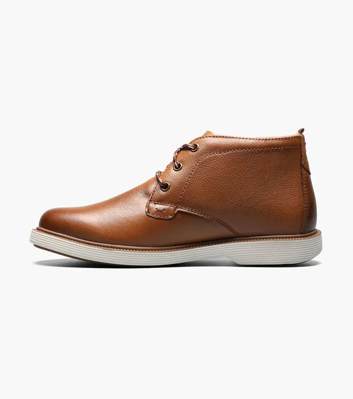 Florsheim Boys Plain Toe Chukka Boot Cognac Kids Kids Casual