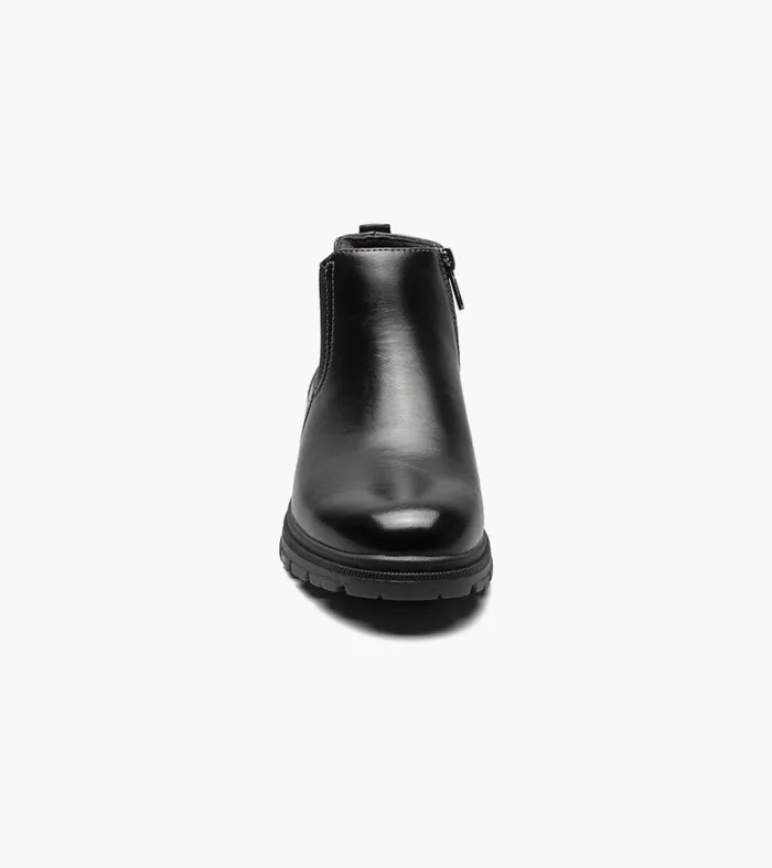 Florsheim Boys Plain Toe Gore Boot Black Kids Kids Casual