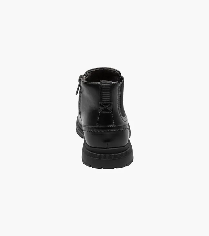 Florsheim Boys Plain Toe Gore Boot Black Kids Kids Casual