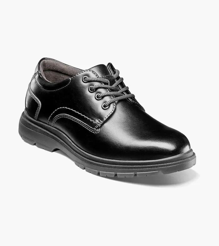Florsheim Boys Plain Toe Oxford Black Kids Kids Casual