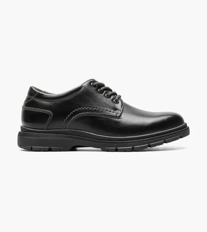 Florsheim Boys Plain Toe Oxford Black Kids Kids Casual