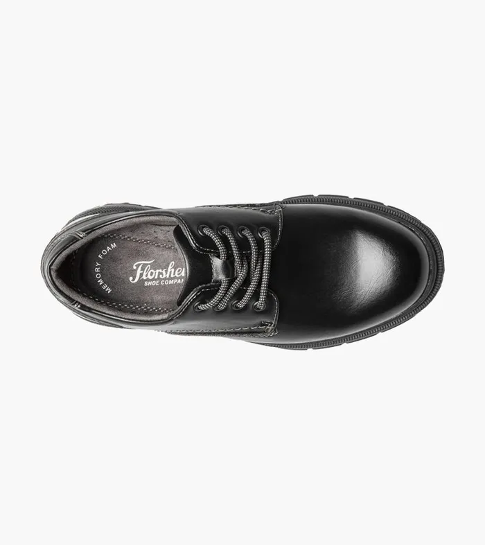 Florsheim Boys Plain Toe Oxford Black Kids Kids Casual