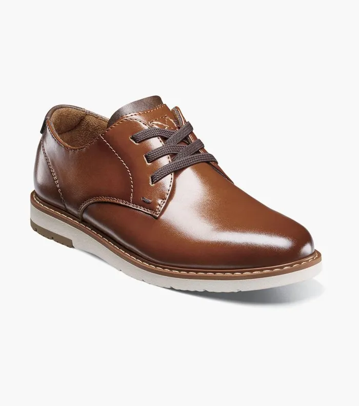Florsheim Boys Plain Toe Oxford Cognac Kids Kids Casual