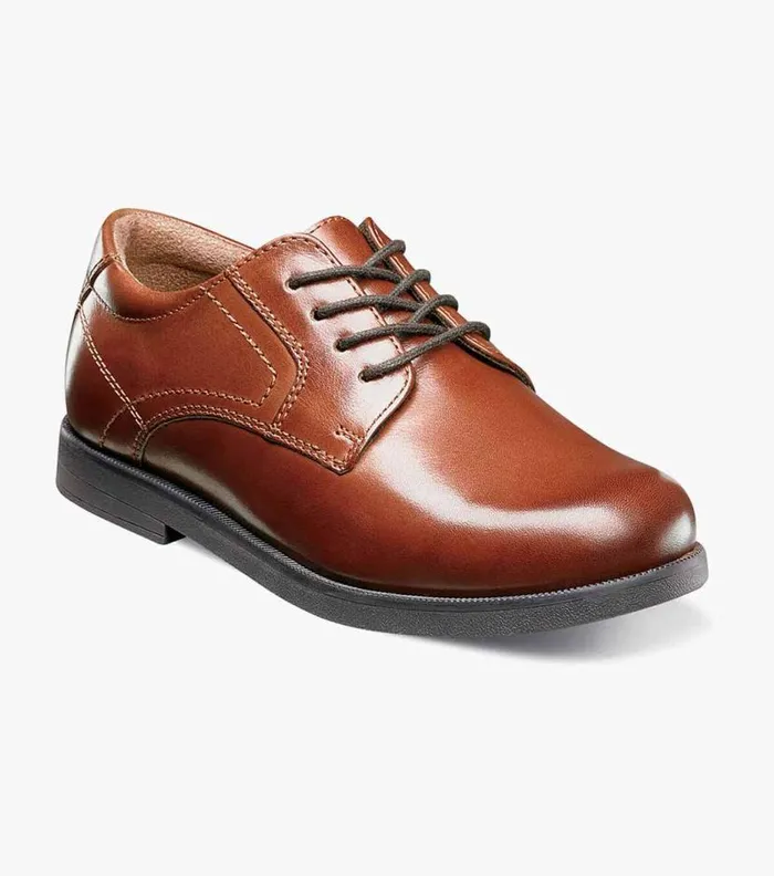 Florsheim Boys Plain Toe Oxford Cognac Kids Kids Dress