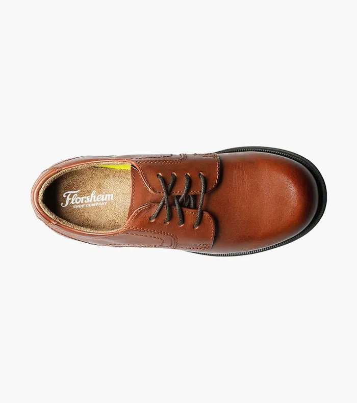Florsheim Boys Plain Toe Oxford Cognac Kids Kids Dress