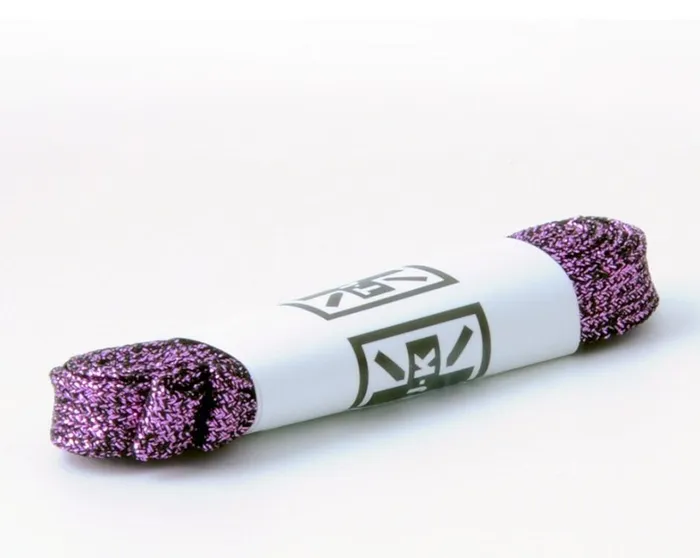 120 CM Metallic Purple Flat Shoe Laces Adult TUK Shoes Shoe Laces