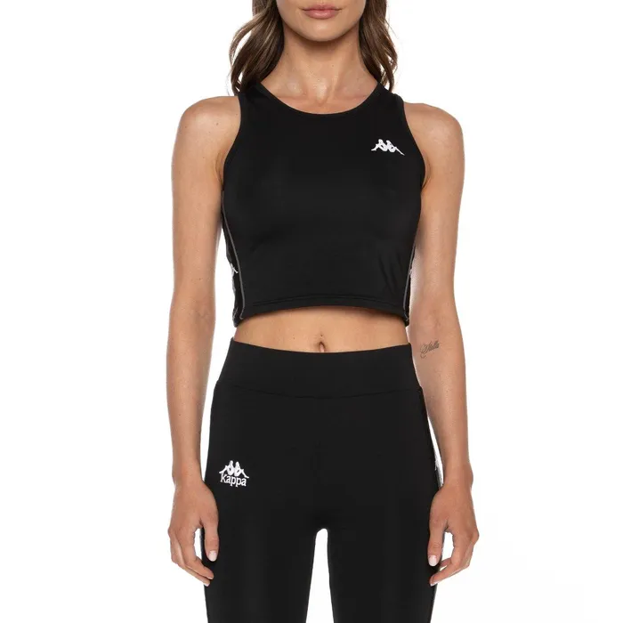 222 Banda Avtan Crop Tank 8211 Black White Grey Black White Grey Kappa Womens Tanks and Bras 222 Banda Avtan Crop Tank 8211 Black White Grey Black White Grey Kappa Womens Tanks and Bras