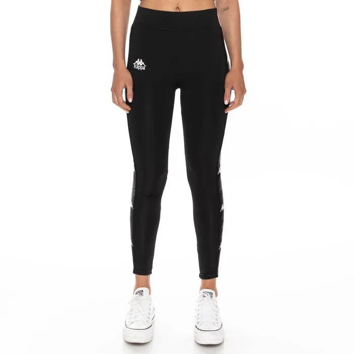 222 Banda Bartes Leggings 8211 Black White Black White Kappa Womens Leggings
