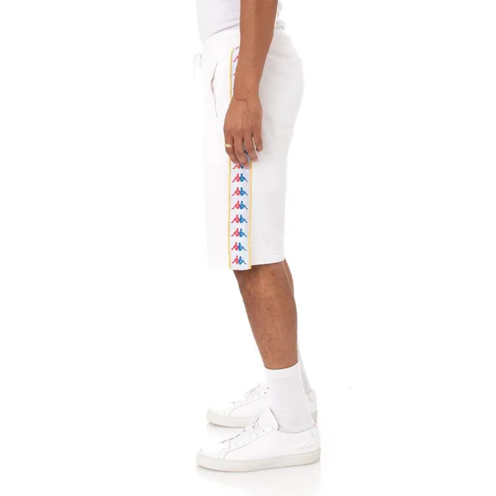 222 Banda Cagway Shorts 8211 White White Kappa Mens Shorts Gift Near Me