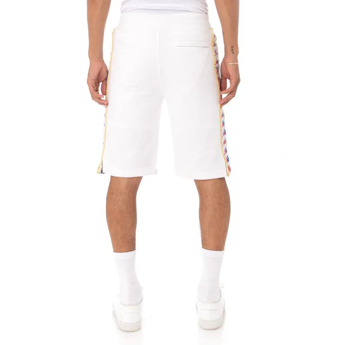 222 Banda Cagway Shorts 8211 White White Kappa Mens Shorts Gift Near Me
