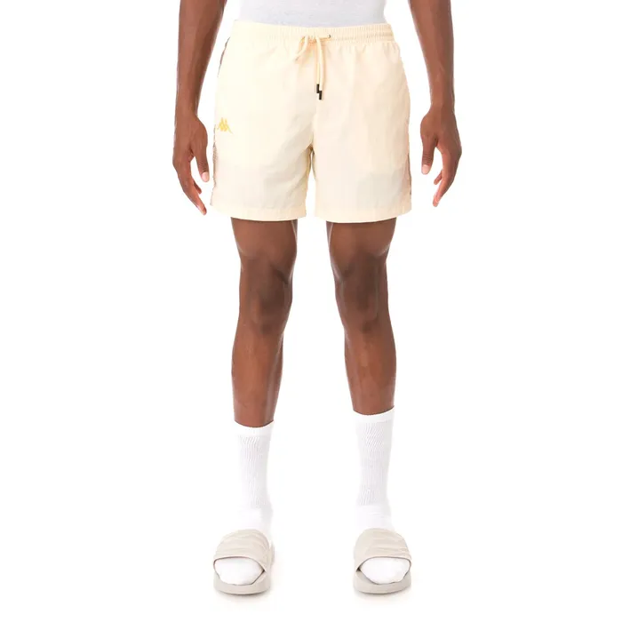 222 Banda Coneyn Swim Shorts 8211 Beige Beige Kappa Mens Swim Shorts Popular