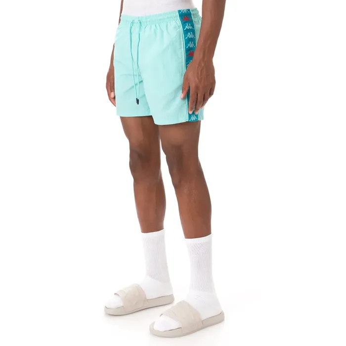 222 Banda Coneyn Swim Shorts 8211 Peacock Peacock Kappa Mens Swim Shorts Christmas Gift