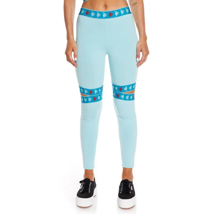 222 Banda Ikongo Leggings 8211 Peacock Peacock Kappa Womens Track Suits