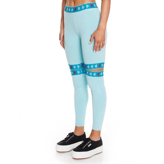 222 Banda Ikongo Leggings 8211 Peacock Peacock Kappa Womens Track Suits